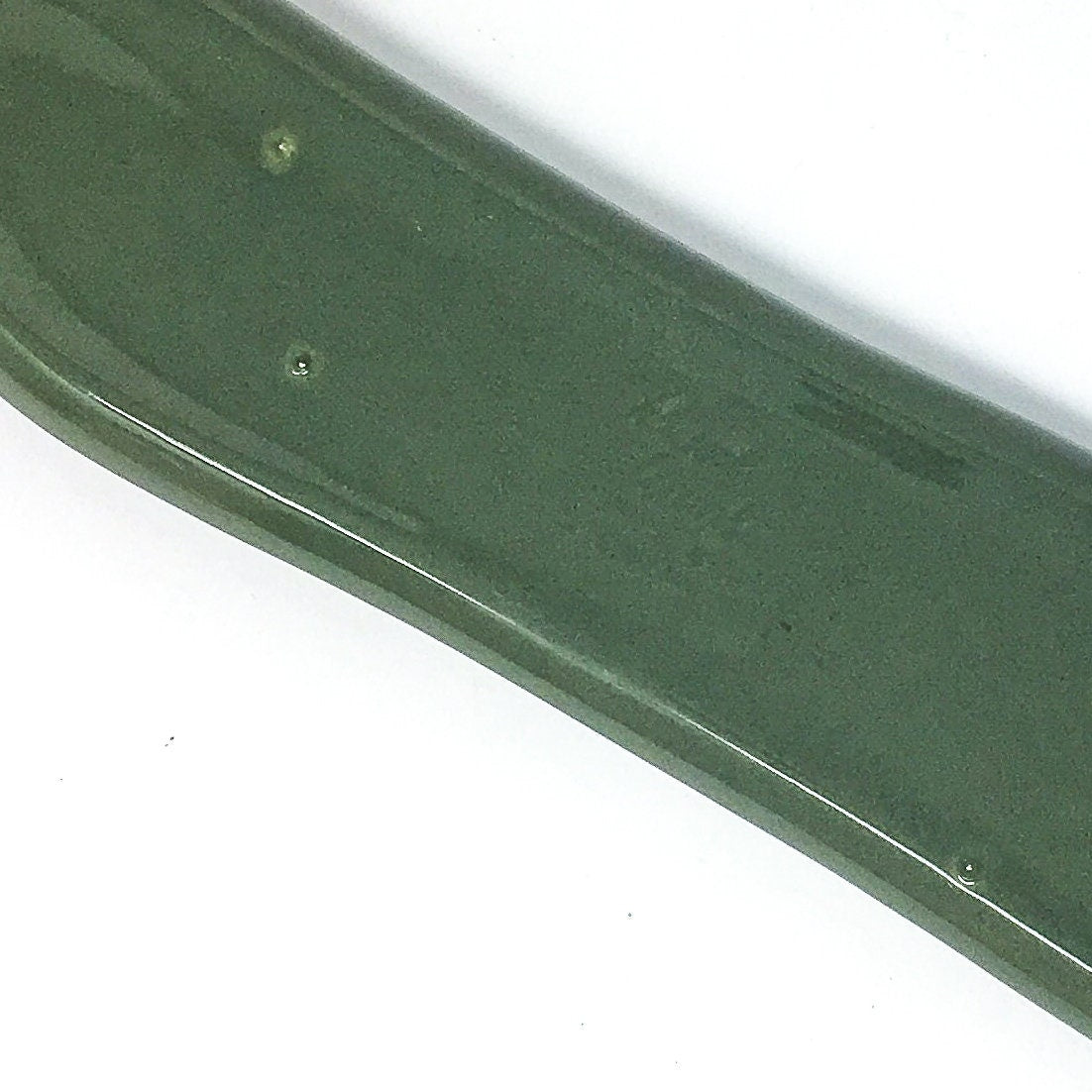 Russel Wright, Celery Tray, Cedar Green, MCM, American Modern, Steubenville Pottery, 1950s