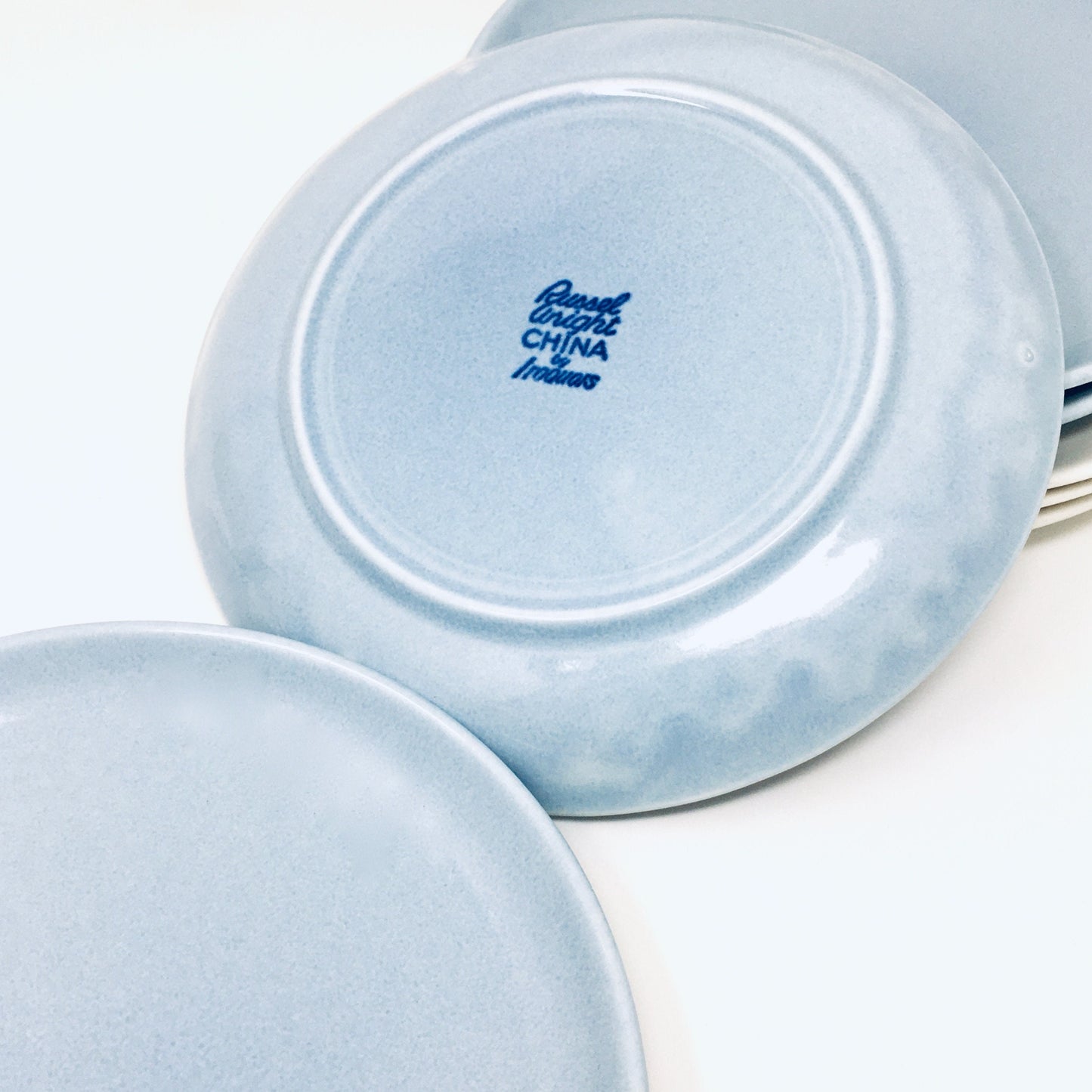 Russel Wright Foamy Blue Bread Plate | Iroquois Casual China