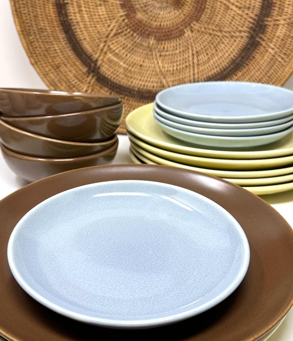 Russel Wright Nutmeg Lunch Plate | Vintage Iroquois Casual China