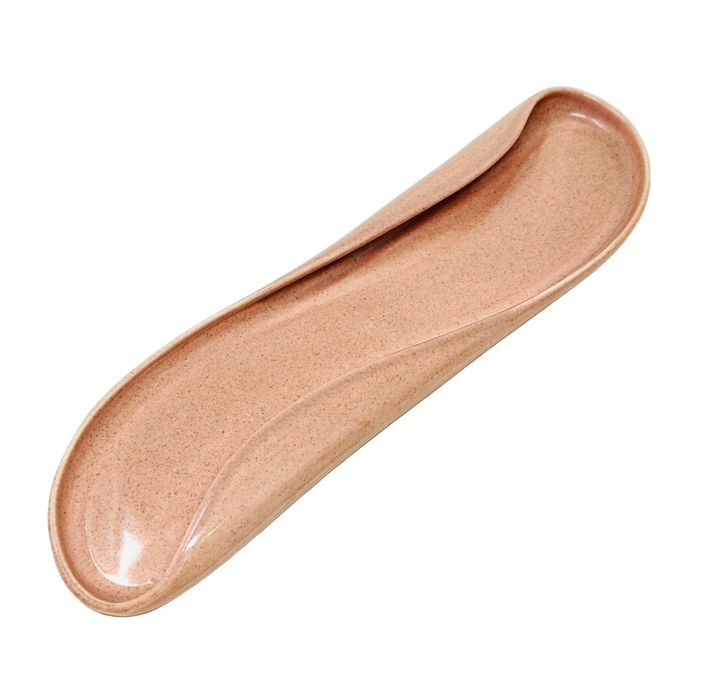 Ceramic dish on a white background