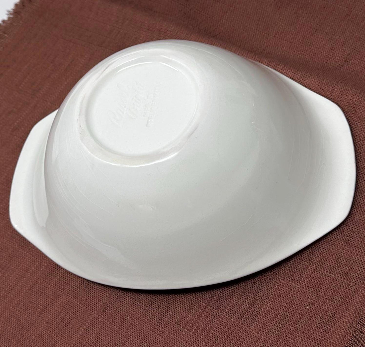 Russel Wright White Sauceboat | Vintage American Modern