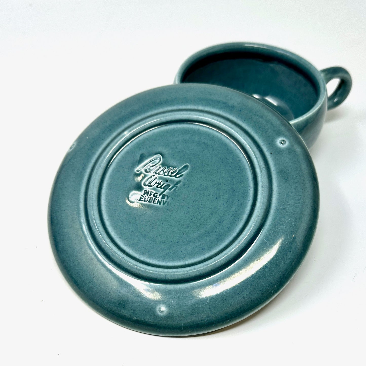 Russel Wright American Modern | Seafoam Cup and Saucer