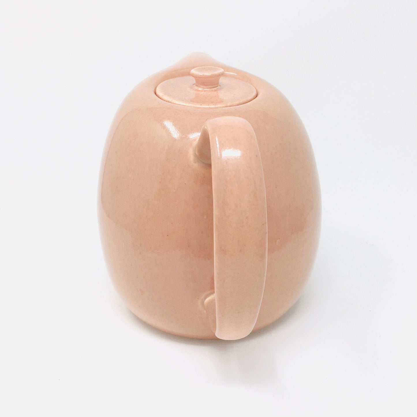 Russel Wright Coffee Pot, Coral, Large Coffee Server, American Modern, Steubenville Pottery, circa 1950