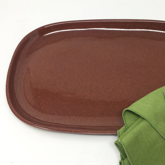 Russel Wright Bean Brown Platter | American Modern