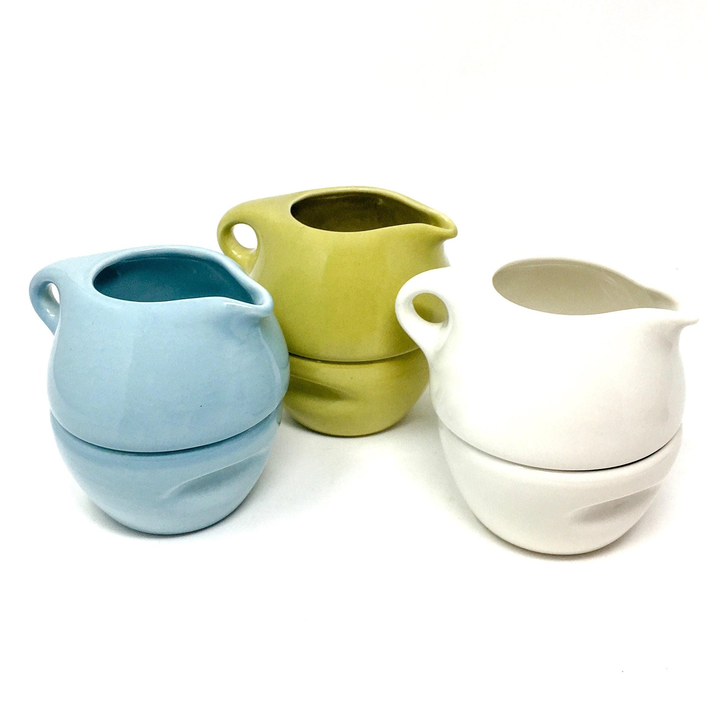 Russel Wright Stacking Creamer and Sugar - Vintage Casual China