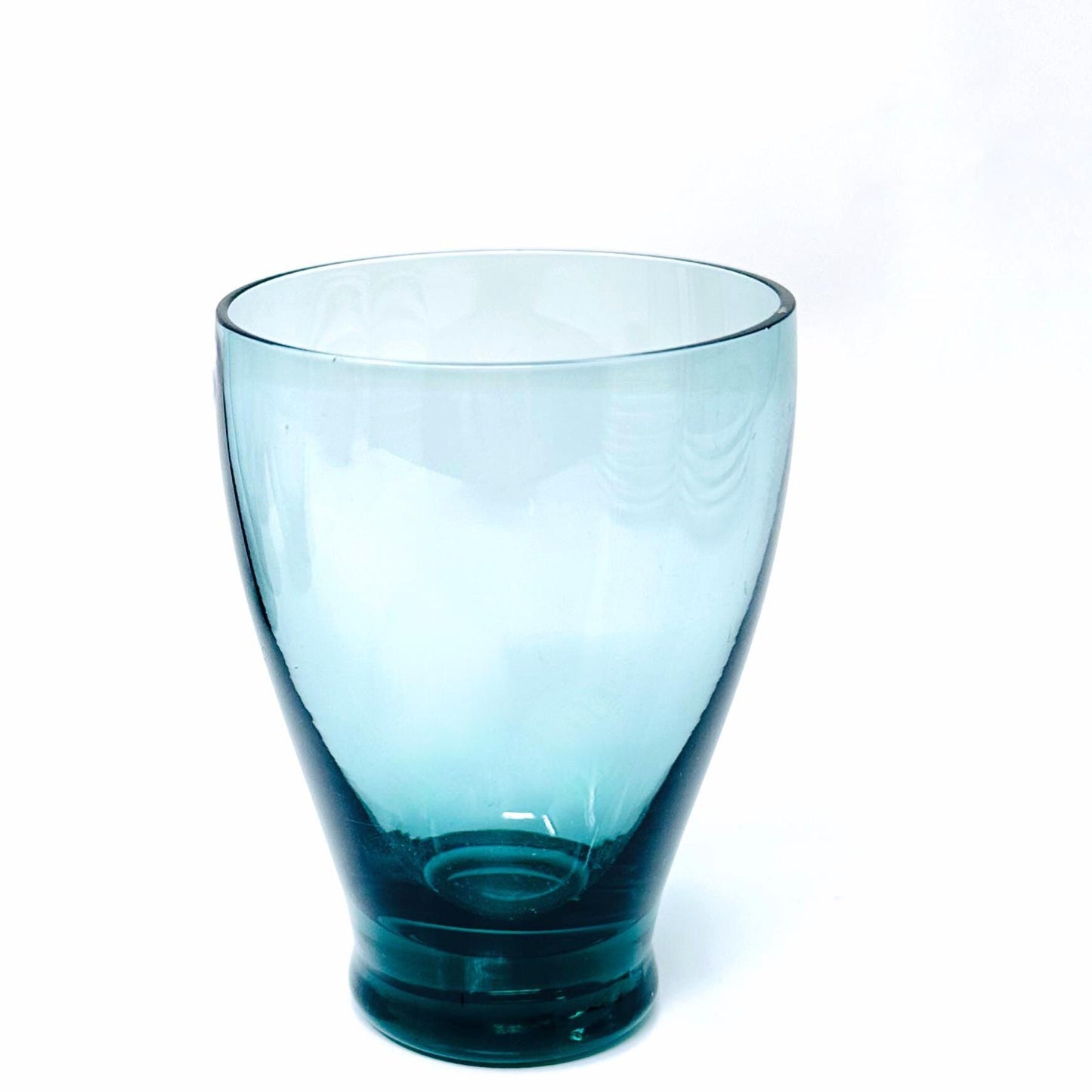 Russel Wright Four Seafoam Juice Tumblers | Morgantown Glass Guild