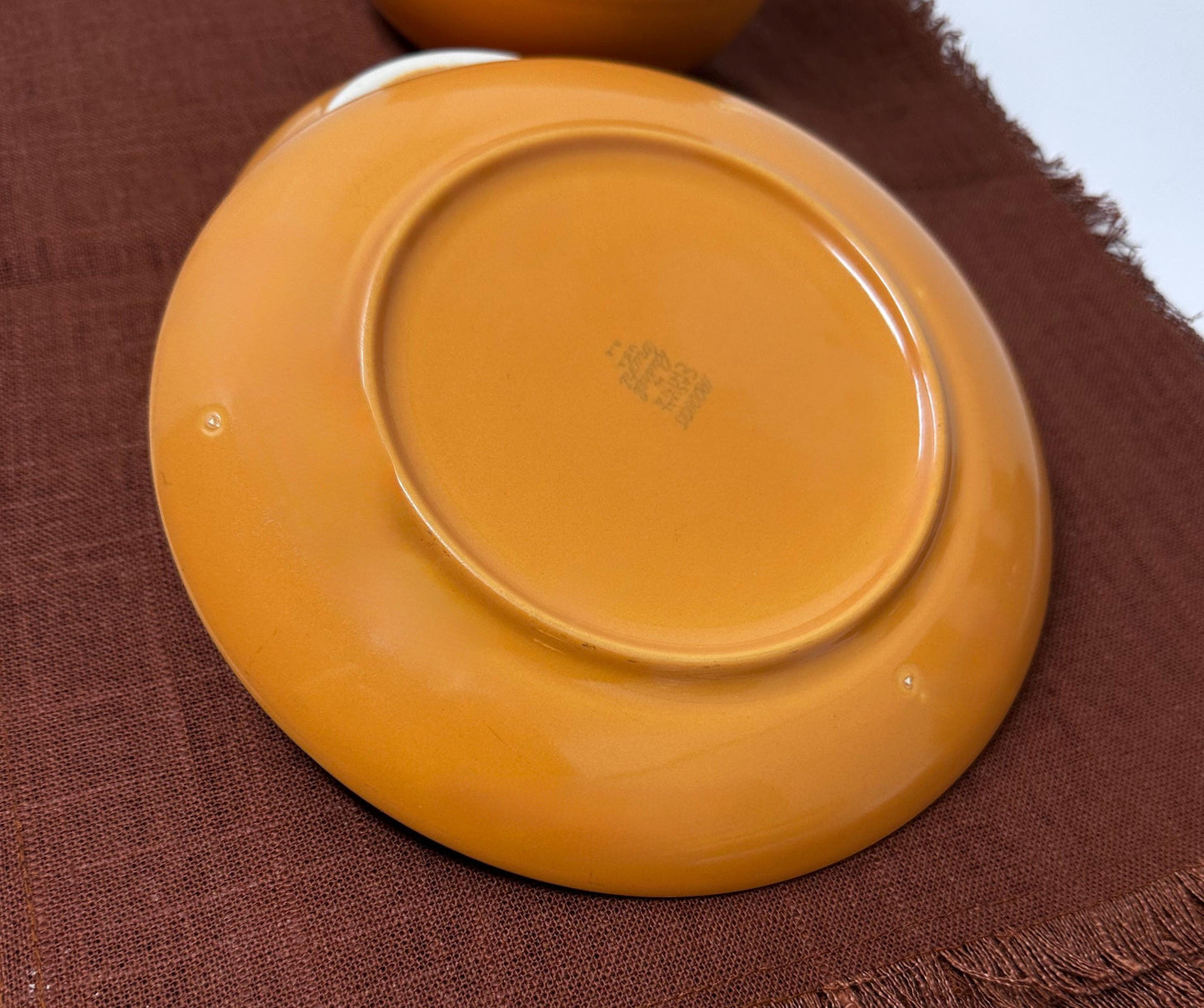 Russel Wright Cantaloupe Salad Plate | Iroquois Casual China