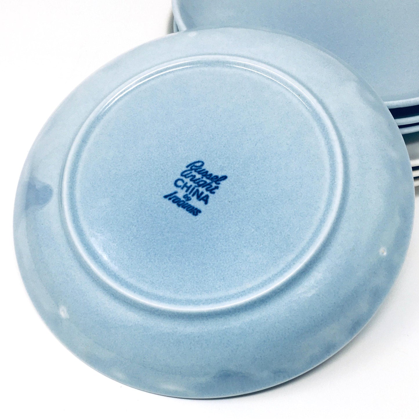 Russel Wright Foamy Blue Bread Plate | Iroquois Casual China