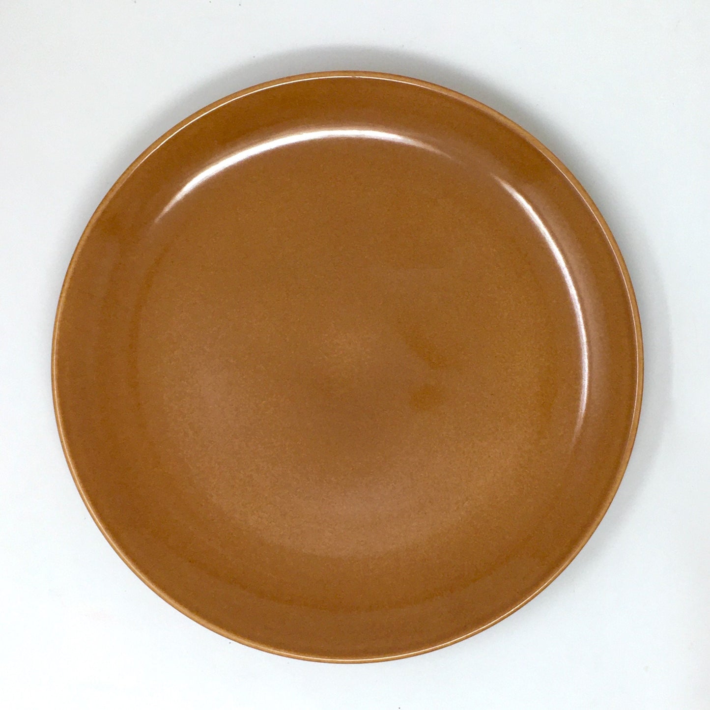 Russel Wright, Dinner Plate, Ripe Apricot, Casual China, Iroquois China, 1950s