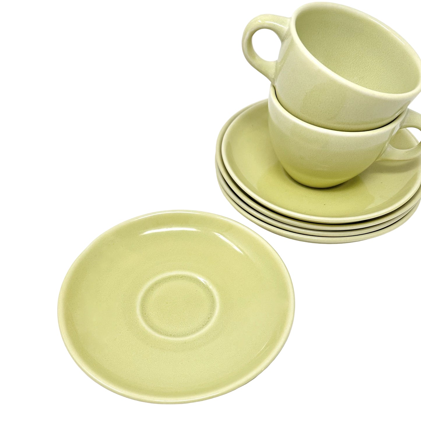 Russel Wright Avocado Cup and Saucer |  Iroquois Casual China,China