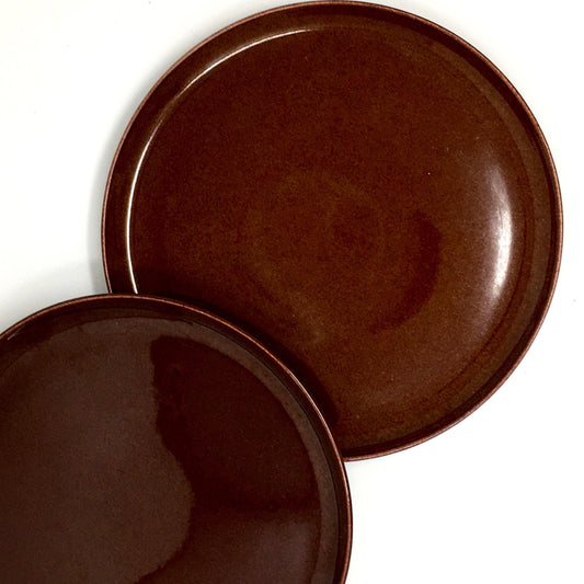 Russel Wright Bean Brown Dinner Plate | American Modern