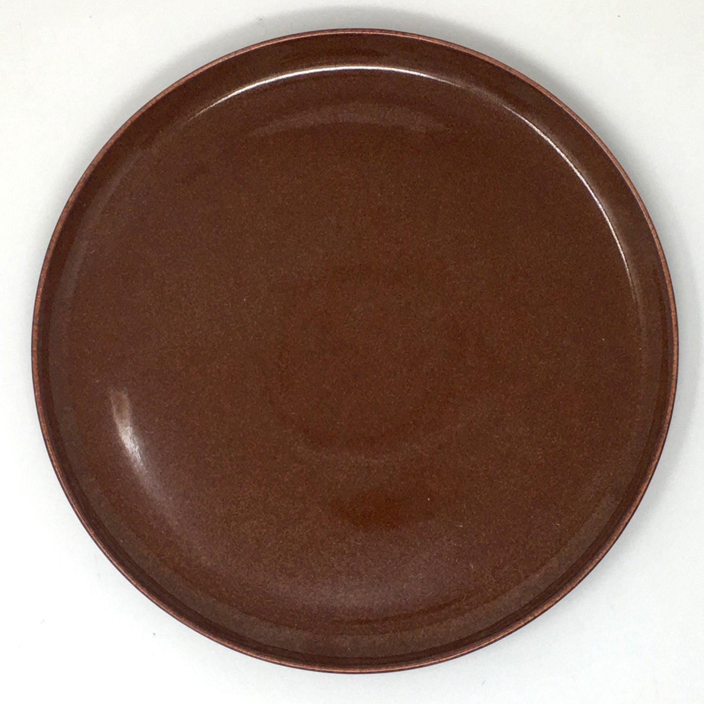 Russel Wright Bean Brown Dinner Plate | American Modern