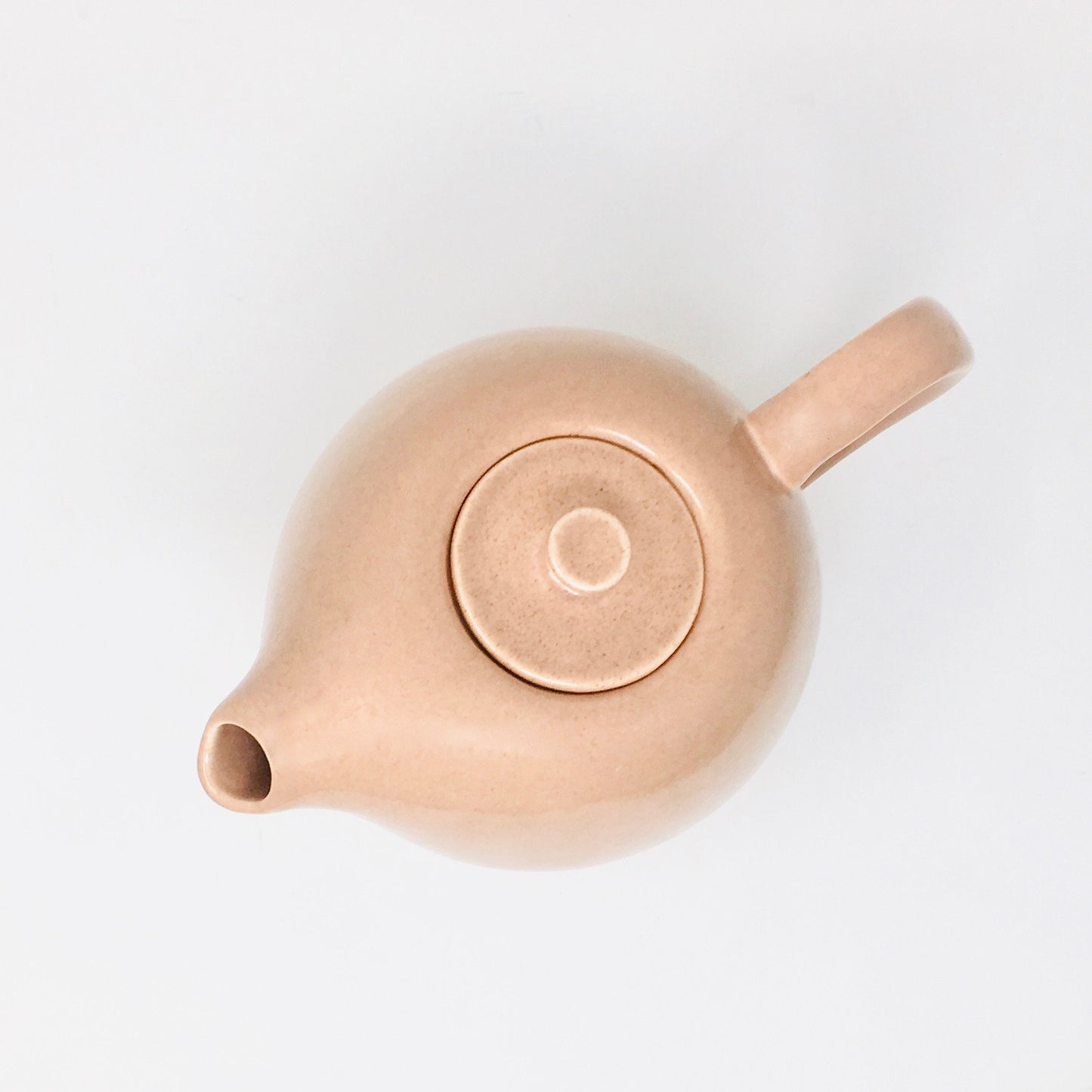 Russel Wright Coffee Pot, Coral, Large Coffee Server, American Modern, Steubenville Pottery, circa 1950