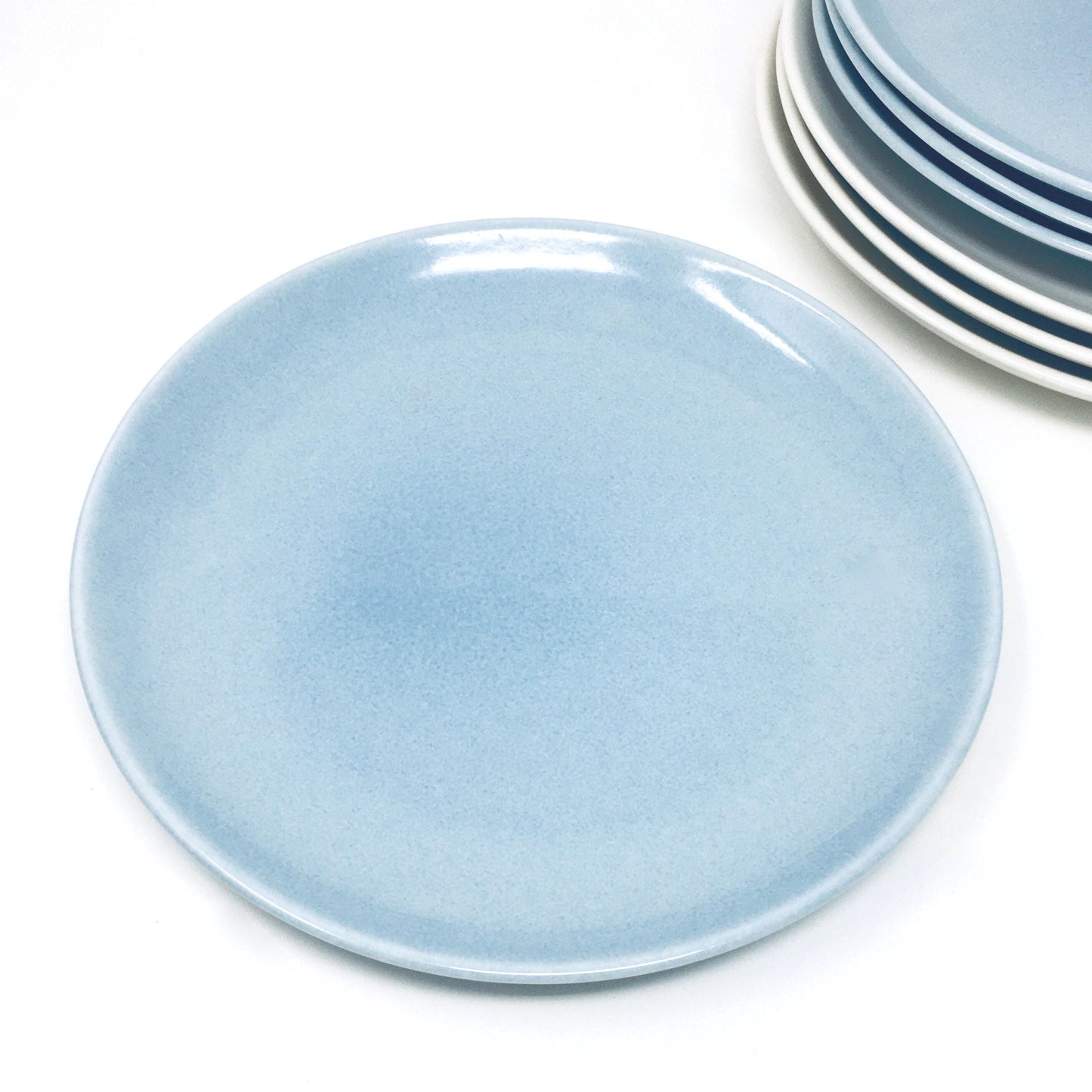 Russel Wright Foamy Blue Bread Plate | Iroquois Casual China