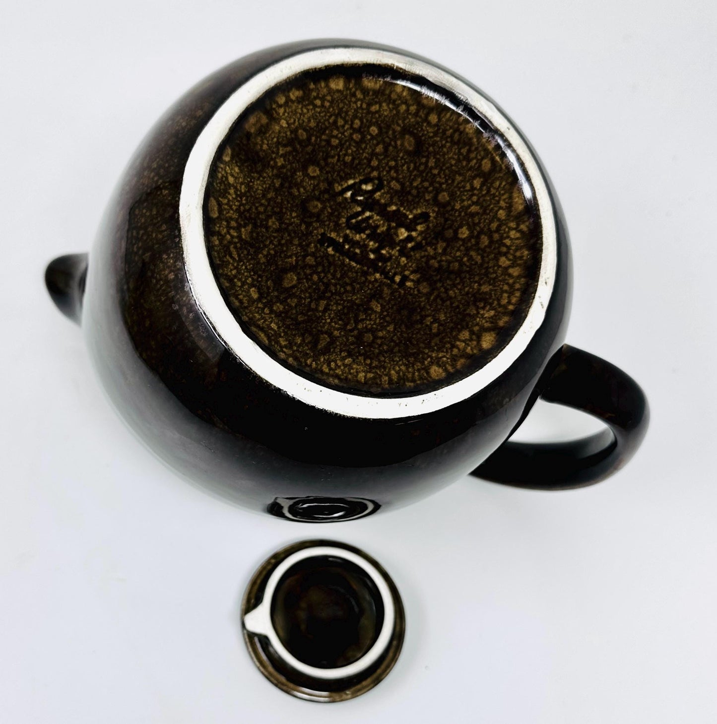 Vintage Russel Wright Coffee Pot | Black Chutney American Modern