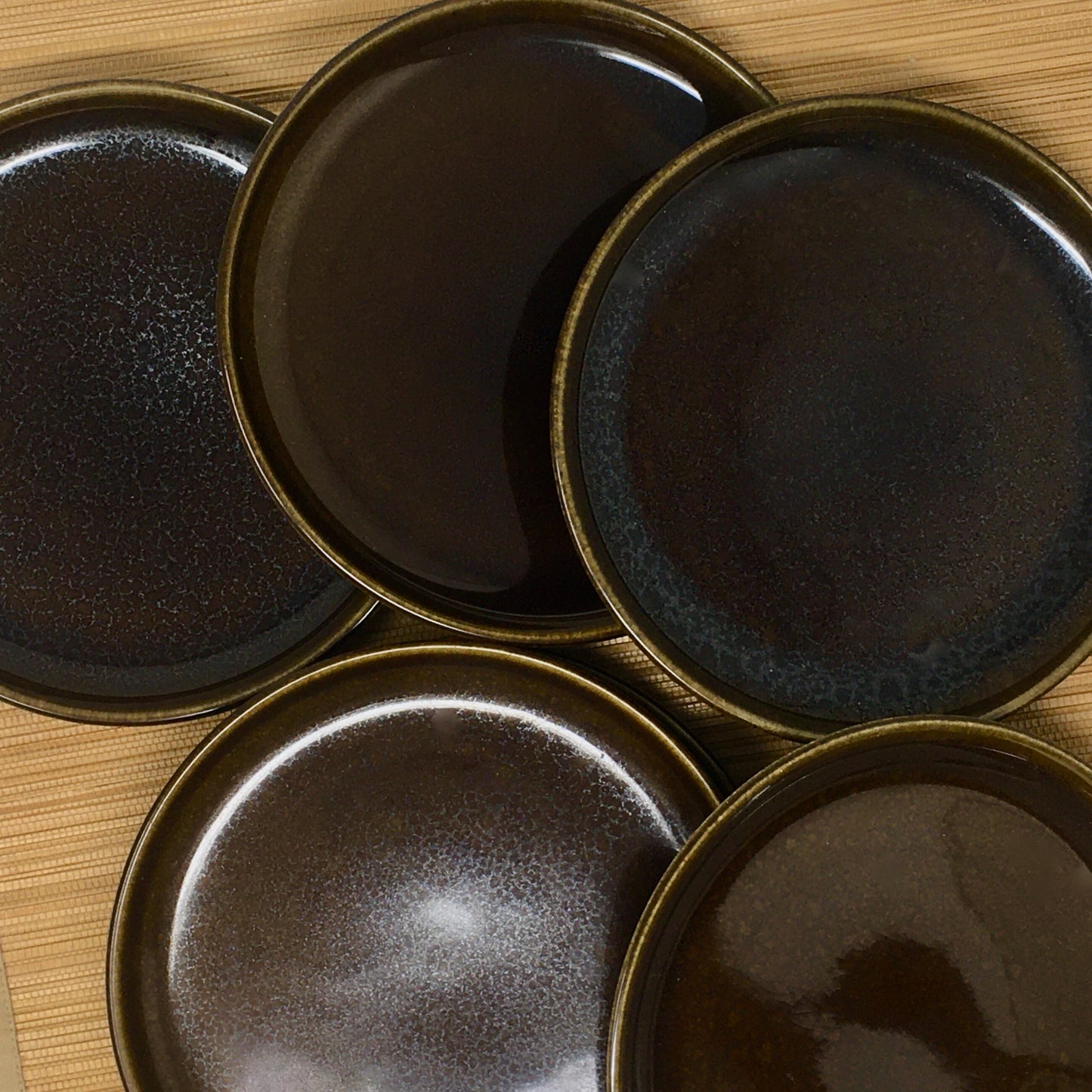 Russel Wright Black Chutney Bread Plate | Vintage American Modern