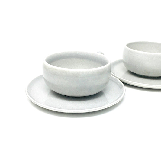 Russel Wright Granite Gray Cup and Saucer | American Modern