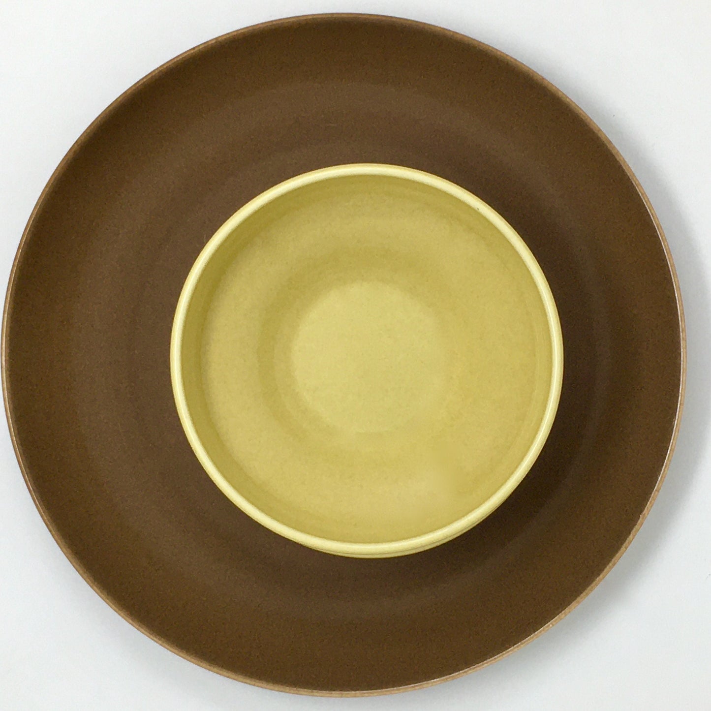 Russel Wright Nutmeg Lunch Plate | Vintage Iroquois Casual China