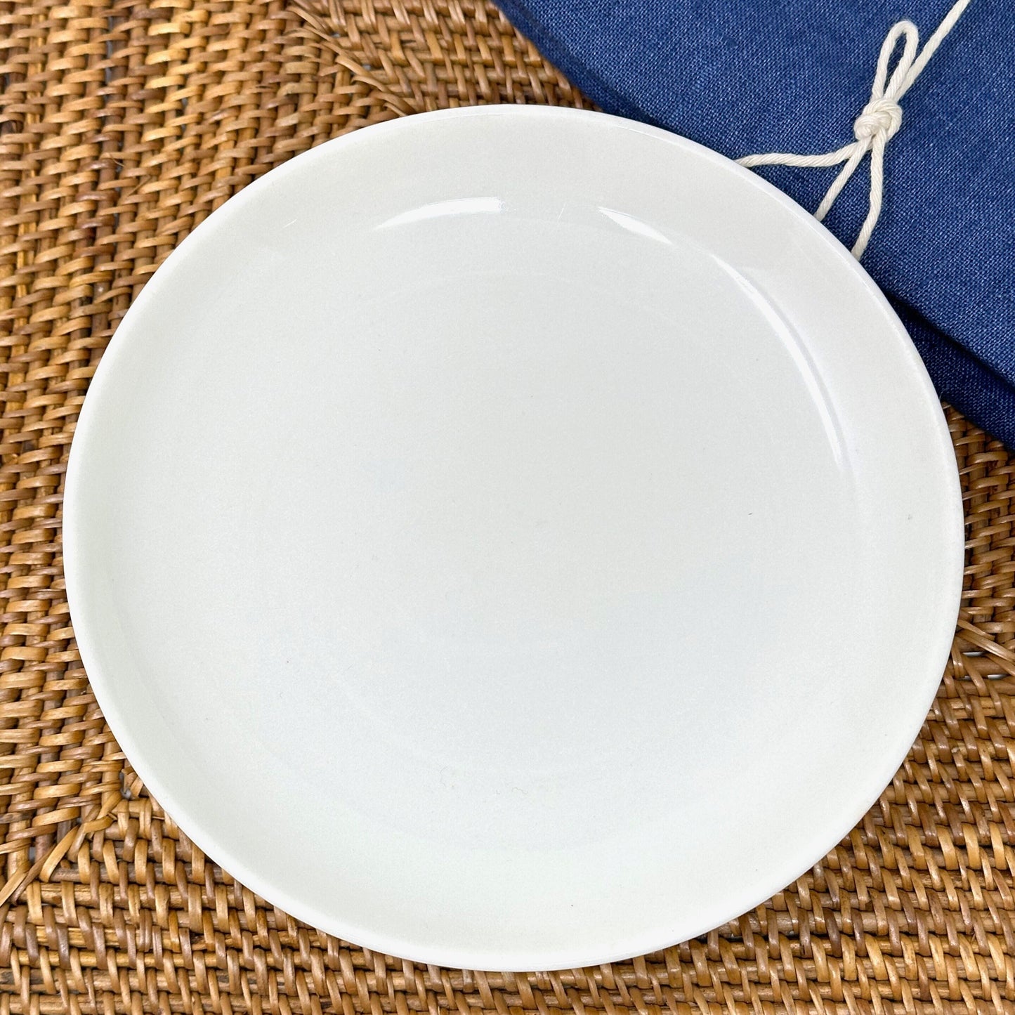 Russel Wright White Bread Plate |Casual China