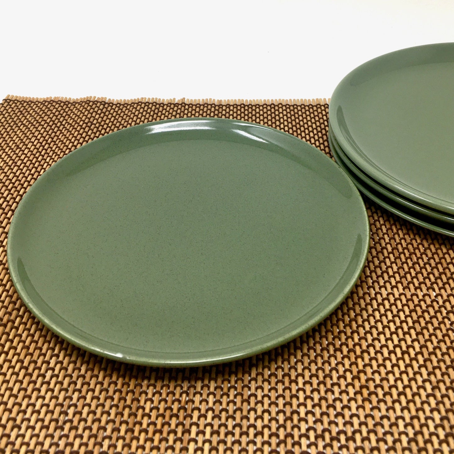 Russel Wright Salad Plate Cedar Green | American Modern