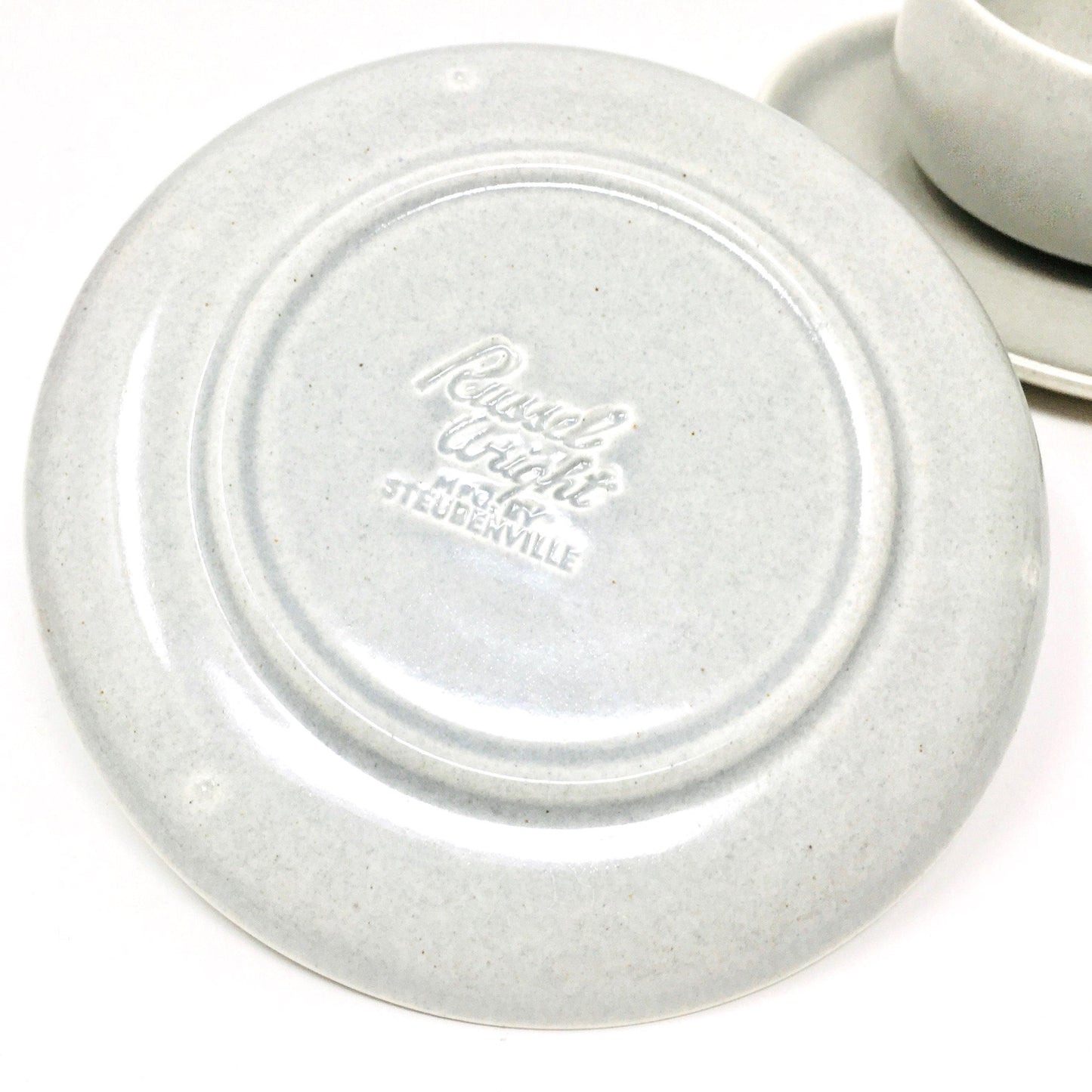 Russel Wright Granite Gray Cup and Saucer | American Modern