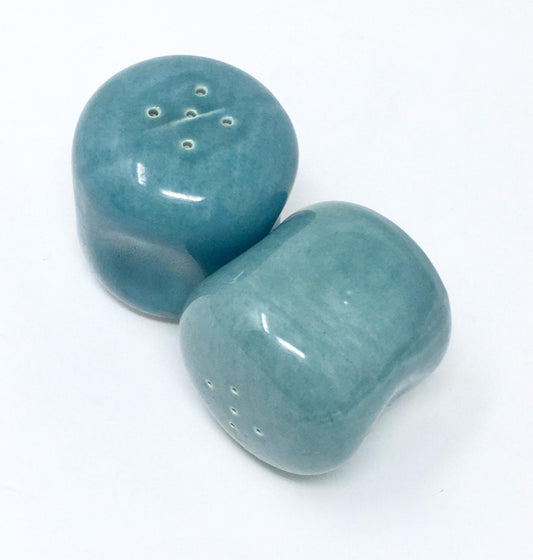 Vintage Russel Wright American Modern | Seafoam Salt and Pepper Shakers