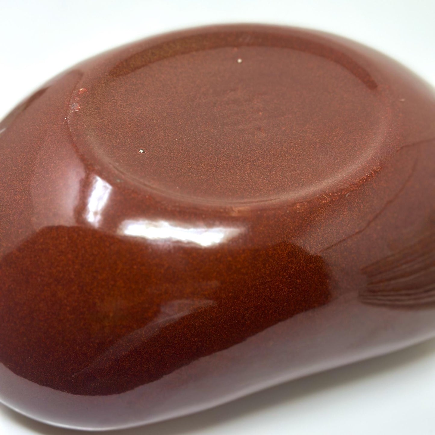 Russel Wright Bean Brown Salad Serving Bowl | American Modern