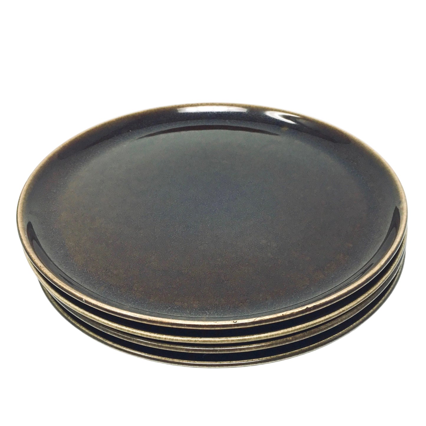 Russel Wright, Dinner Plate, Black Chutney, MCM Design, American Modern, Steubenville Pottery, 1947-1959