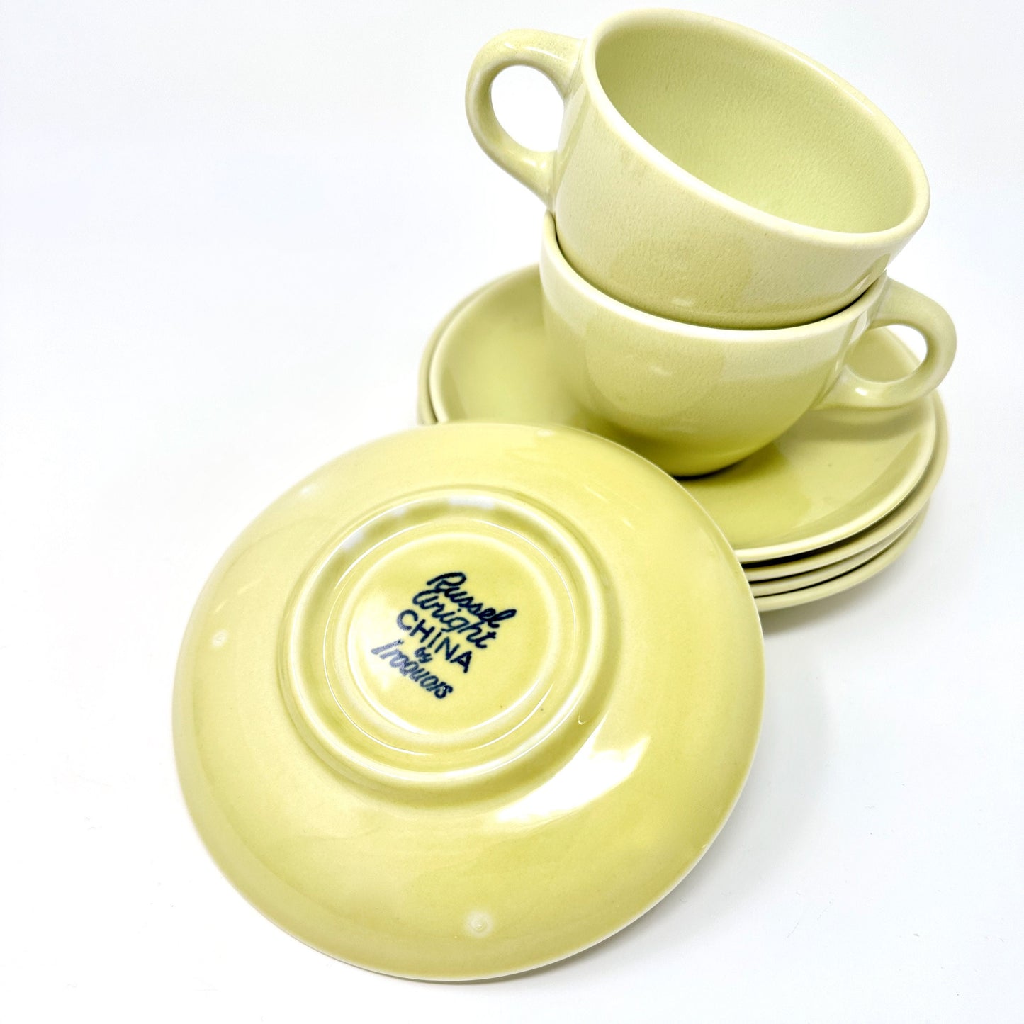 Russel Wright Avocado Cup and Saucer |  Iroquois Casual China,China