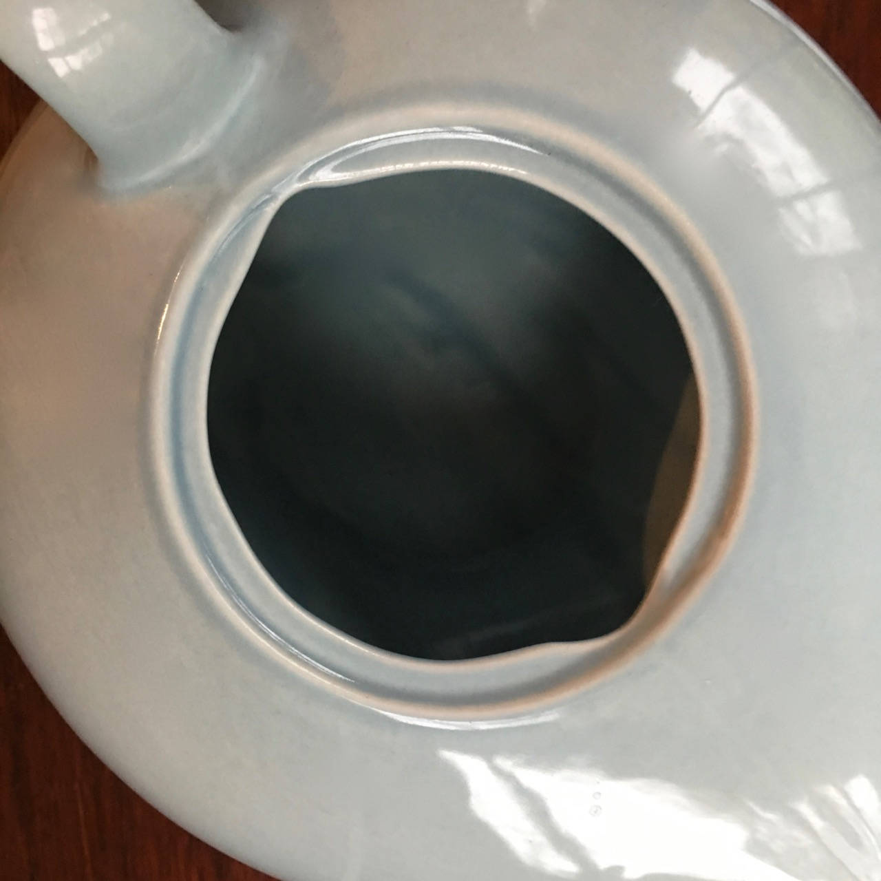 Russel Wright, Ice Blue Teapot, Casual Living by Iroquois China, 1950s