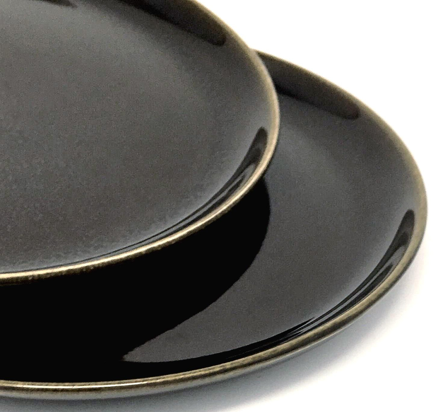 Russel Wright Black Chutney Salad Plate | Vintage American Modern