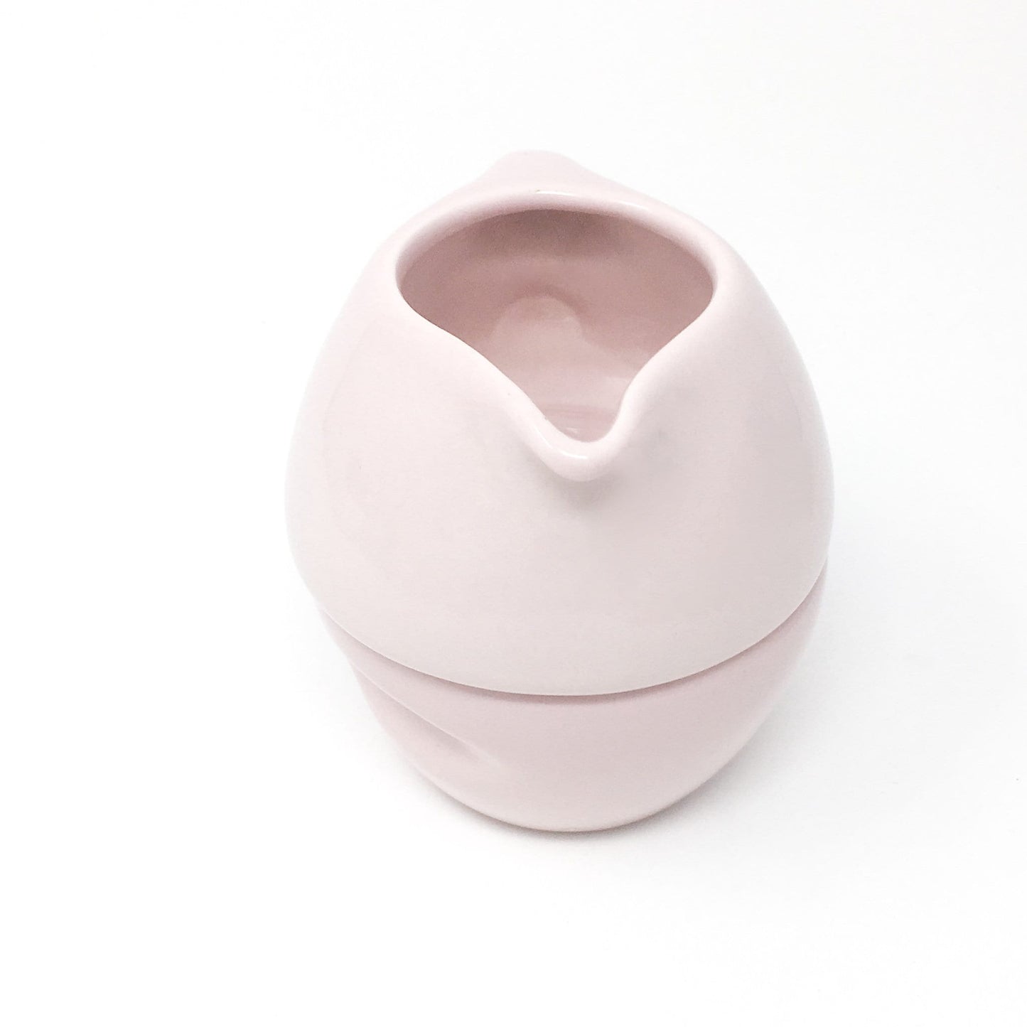 Russel Wright Casual Stacking Cream and Sugar | Pink Sherbet