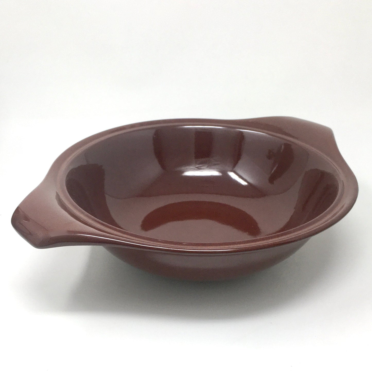 Russel Wright, Covered Serving Dish, Bean Brown, American Modern, Steubenville Pottery, Ohio, 1930s