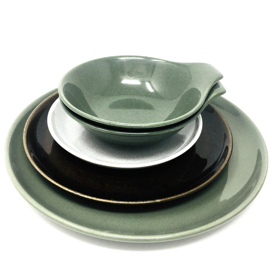 Russel Wright Cedar Green Fruit Bowl | Steubenville Pottery