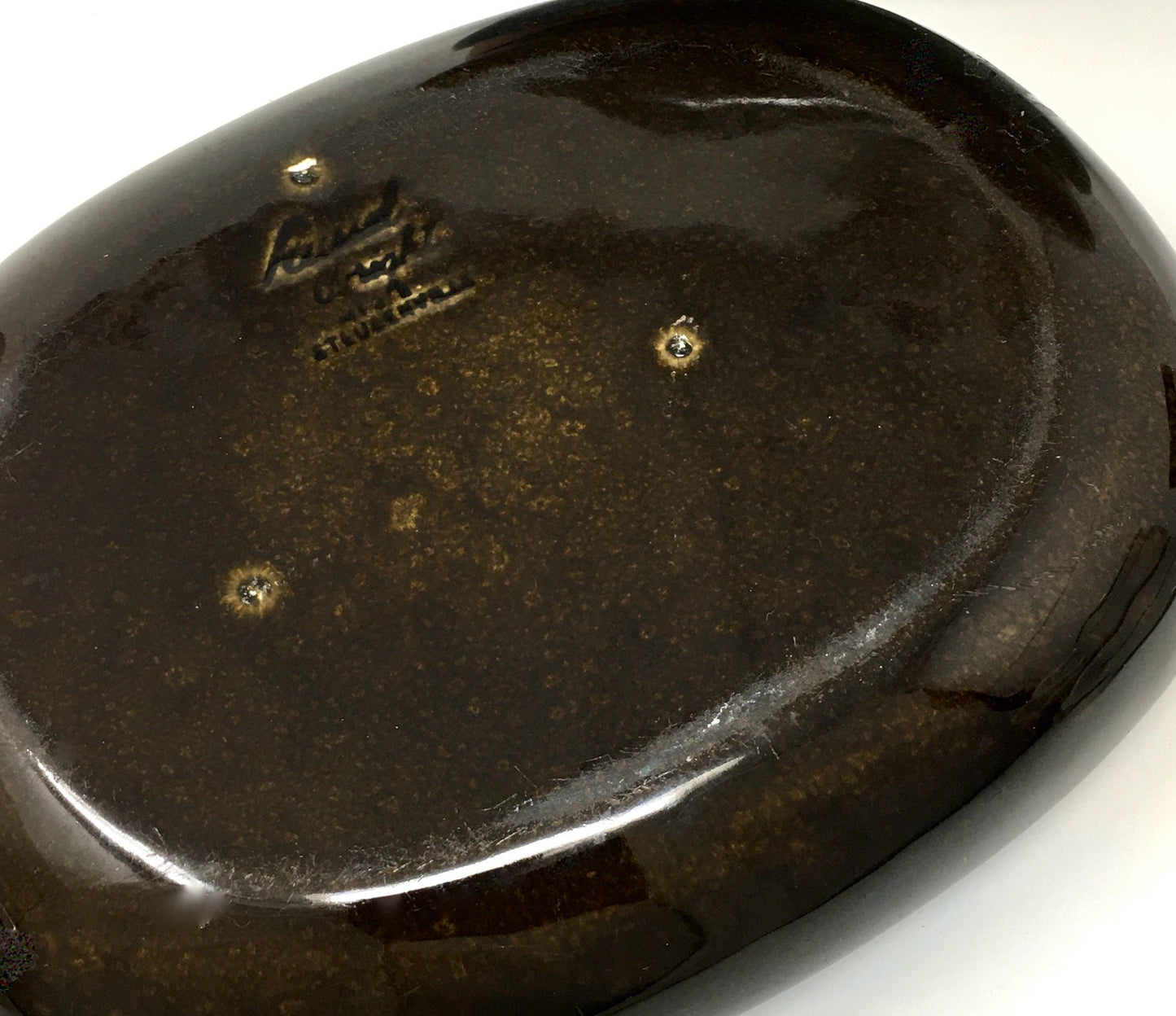 Russel Wright Black Chutney | Vegetable Serving Bowl