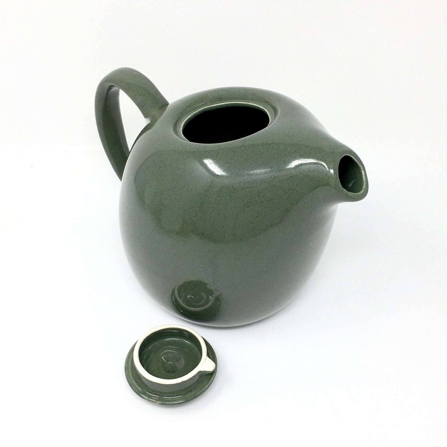 Russel Wright Cedar Green Coffee Pot | American Modern