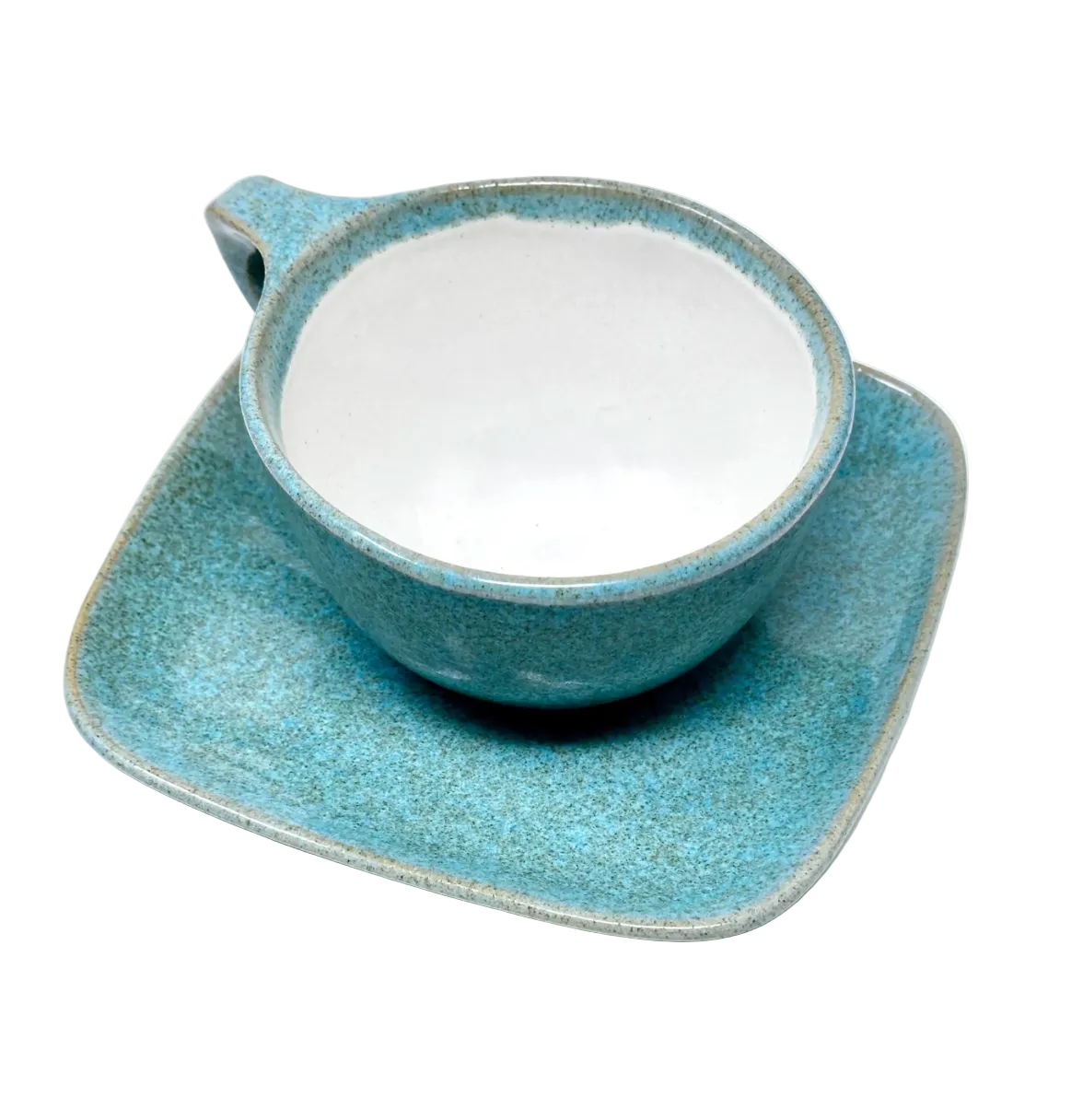 Glidden Pottery, Cup and Saucer, Matrix,  Alfred, New York, 1950 - 1957