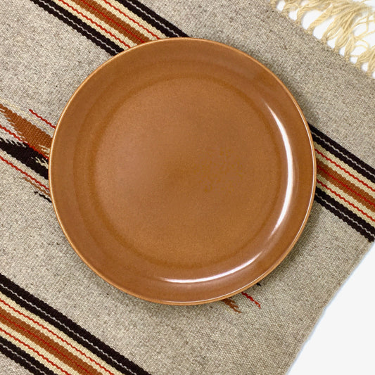 Russel Wright, Dinner Plate, Ripe Apricot, Casual China, Iroquois China, 1950s