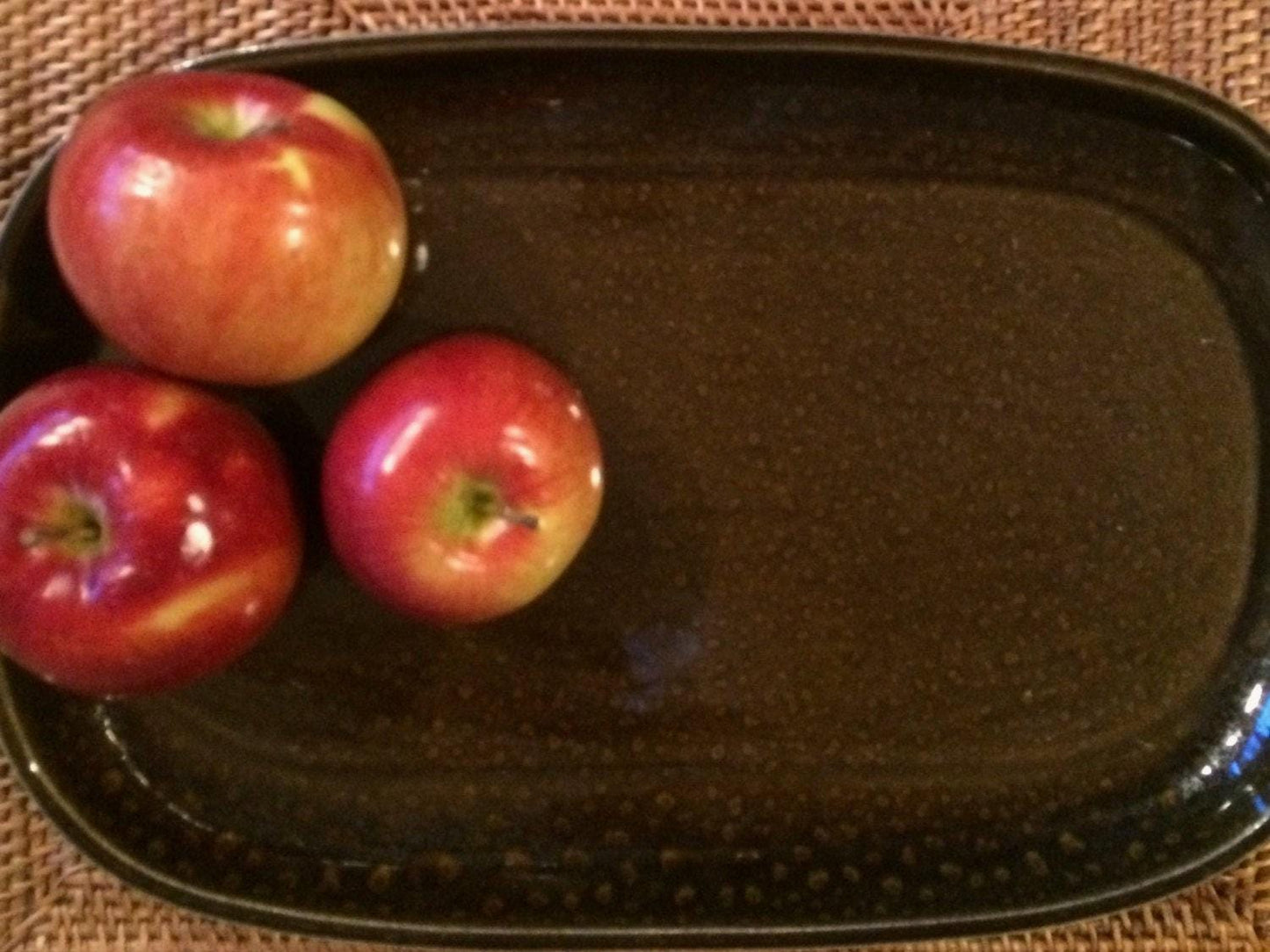 Russel Wright Serving Platter Black Chutney | Vintage American Modern