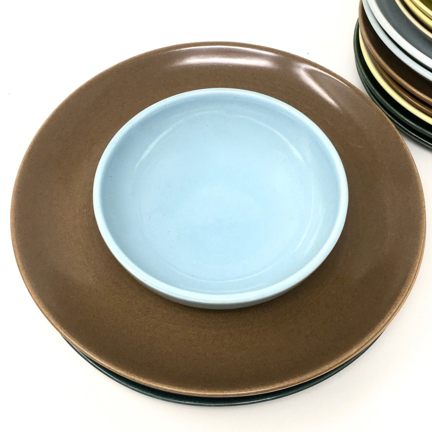 Russel Wright Nutmeg Lunch Plate | Vintage Iroquois Casual China