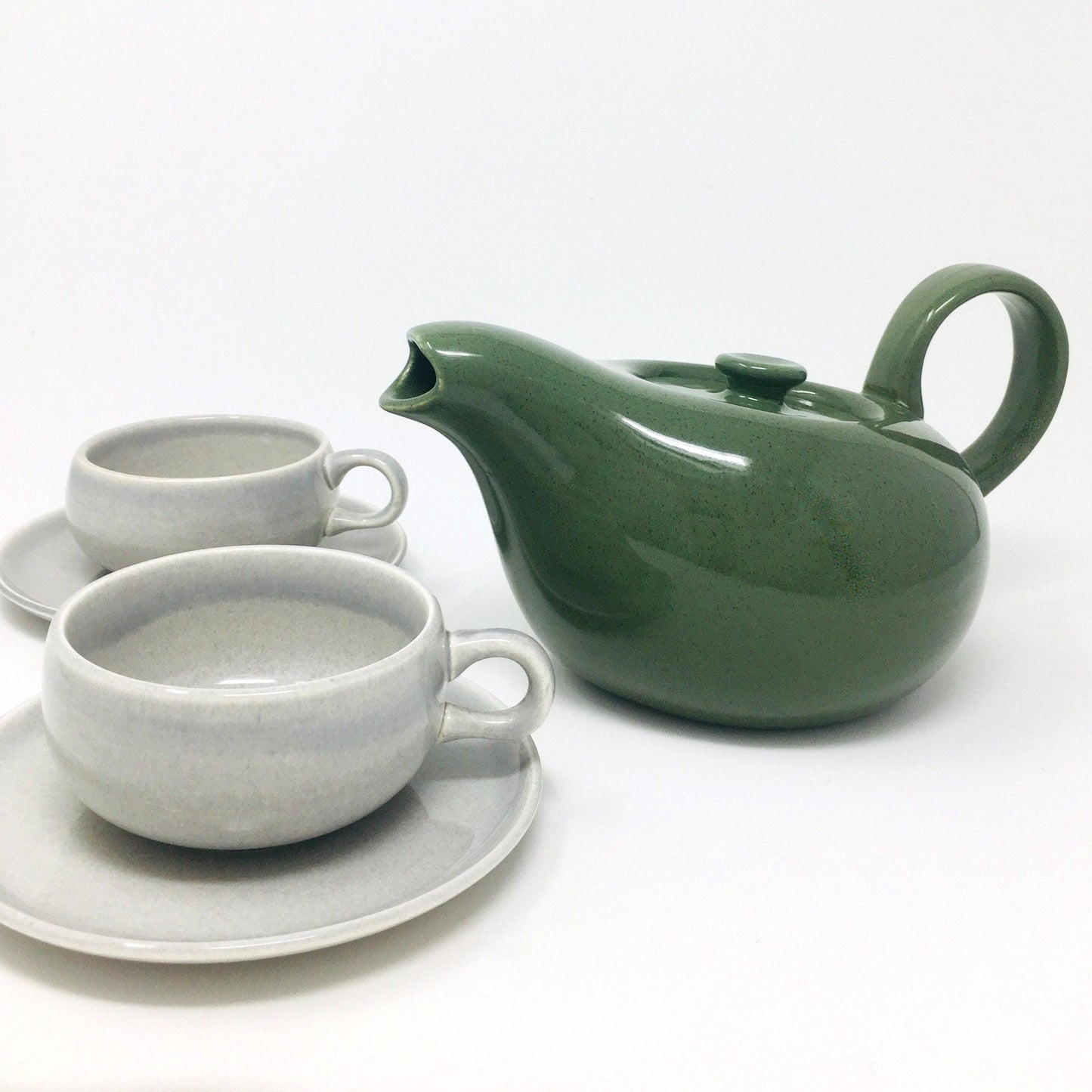 Russel Wright Granite Gray Cup and Saucer | American Modern