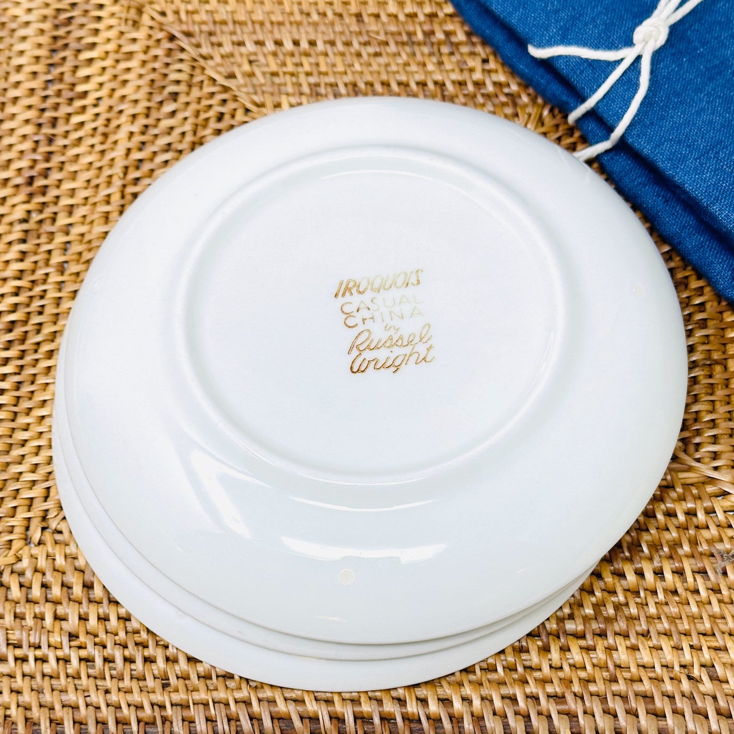 Russel Wright White Bread Plate |Casual China