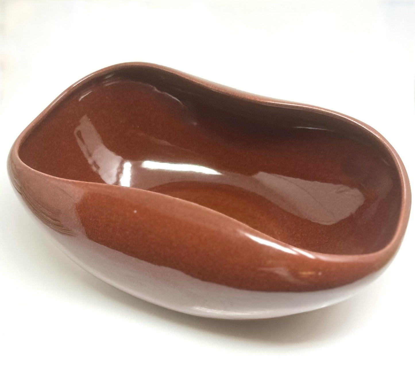Russel Wright Bean Brown Salad Serving Bowl | American Modern