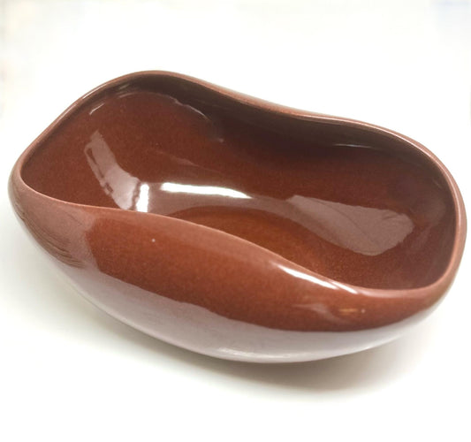 Russel Wright Bean Brown Salad Serving Bowl | American Modern