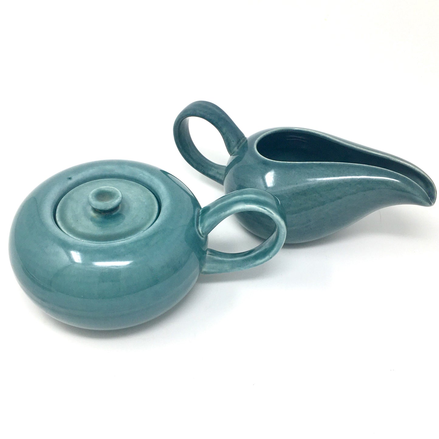 Russel Wright Seafoam Creamer and Sugar |  Vintage American