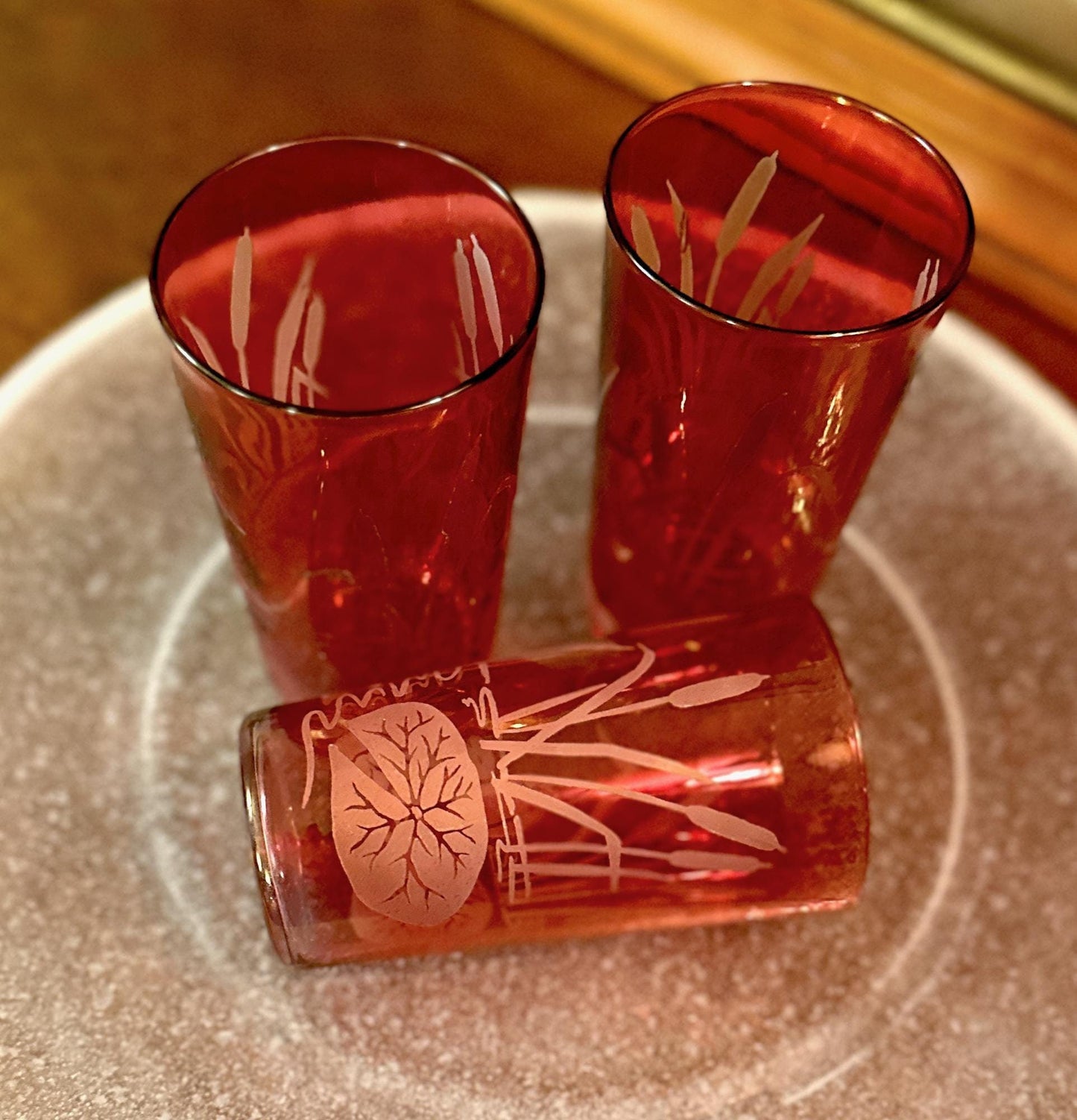 Bartlett-Collins Lotus Tumbler |  Art Deo