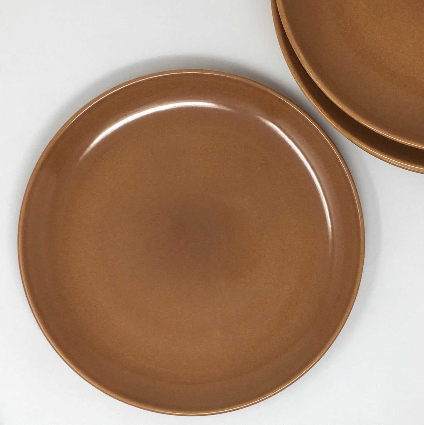 Russel Wright, Dinner Plate, Ripe Apricot, Casual China, Iroquois China, 1950s