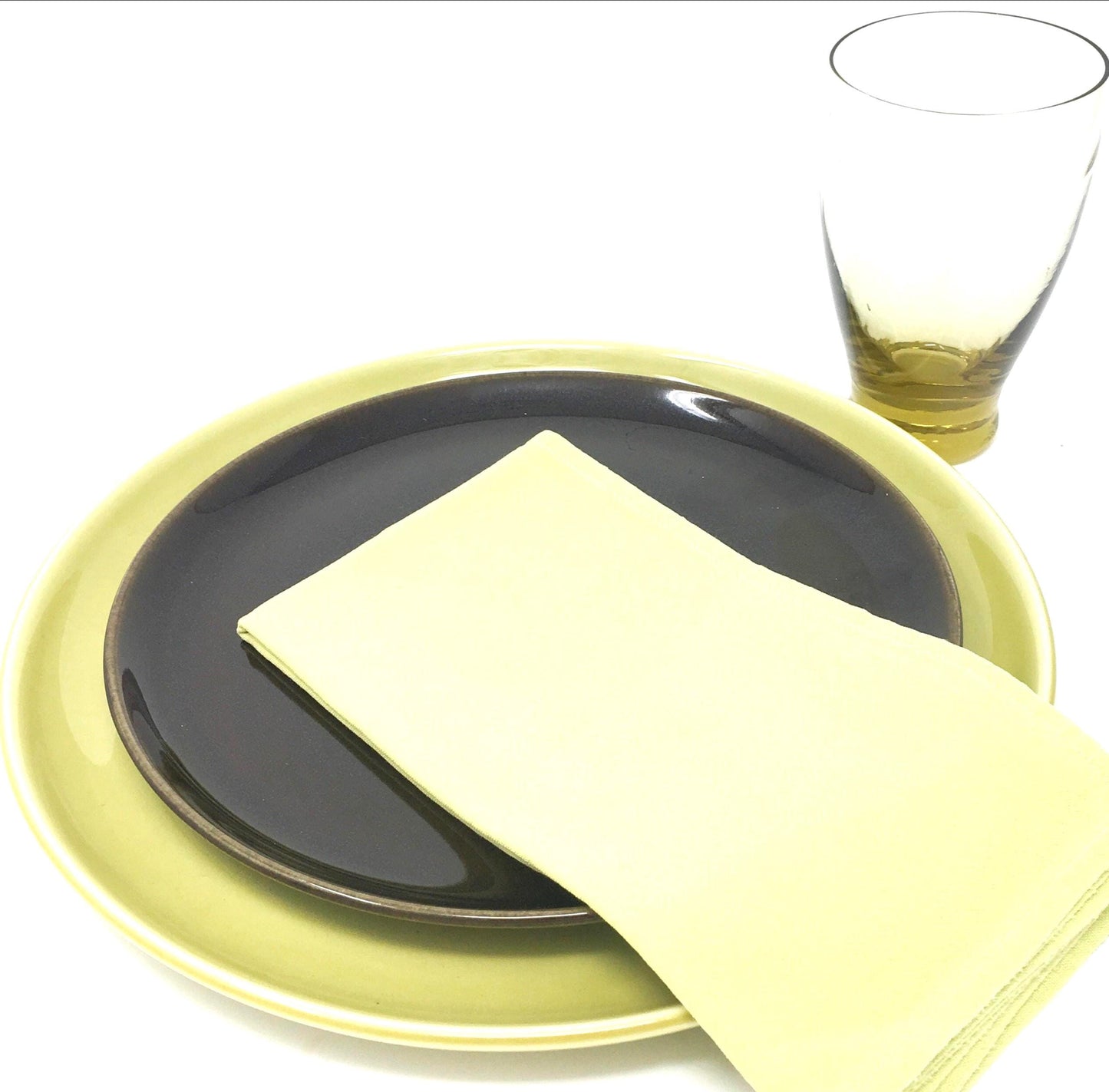 Russel Wright Black Chutney Salad Plate | Vintage American Modern