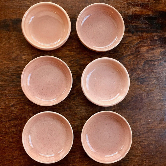 Russel Wright, Coral Coaster, American Modern, Steubenville Pottery, 1939-1959