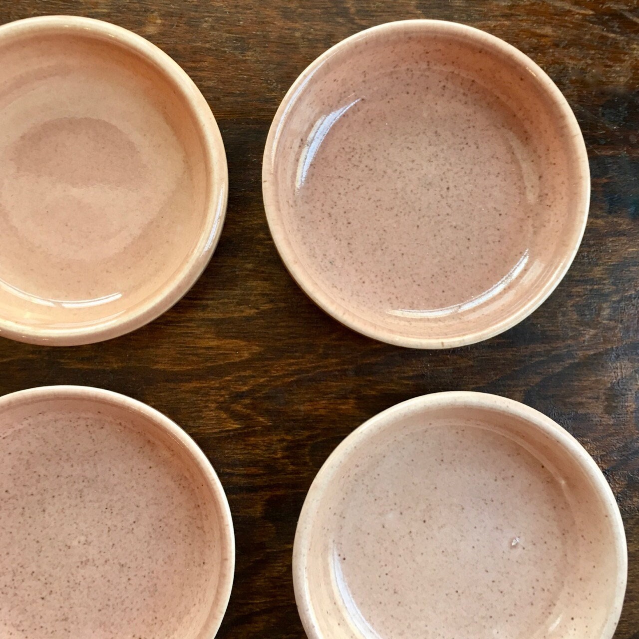 Russel Wright, Coral Coaster, American Modern, Steubenville Pottery, 1939-1959